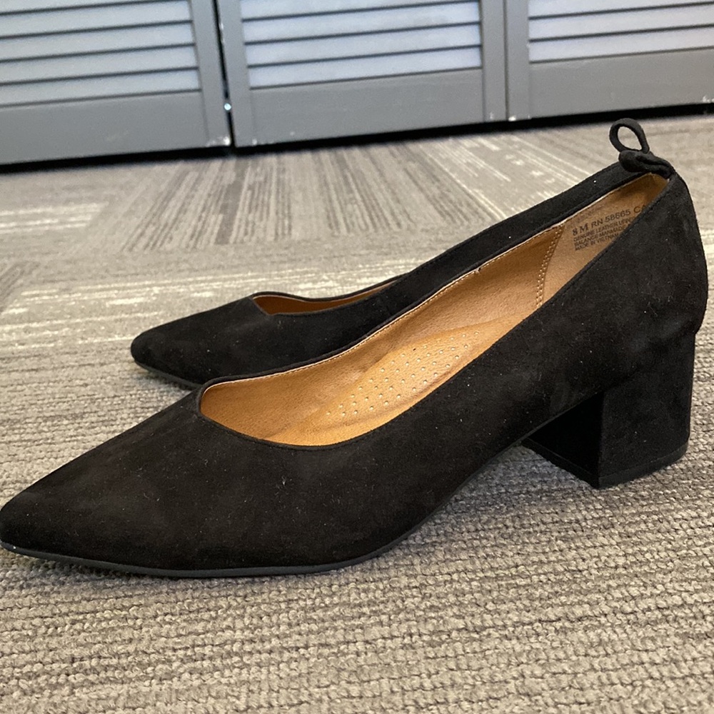 Susina suede comfort heels
